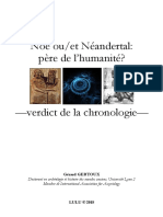 Noe Ou Et Neandertal Pere de Lhumanite V