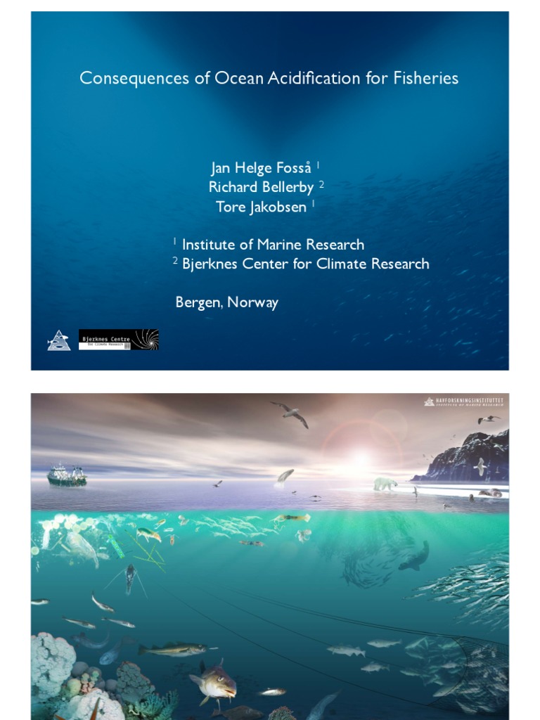 Consequences of Ocean Acidification For Fisheries Biology Diagrams