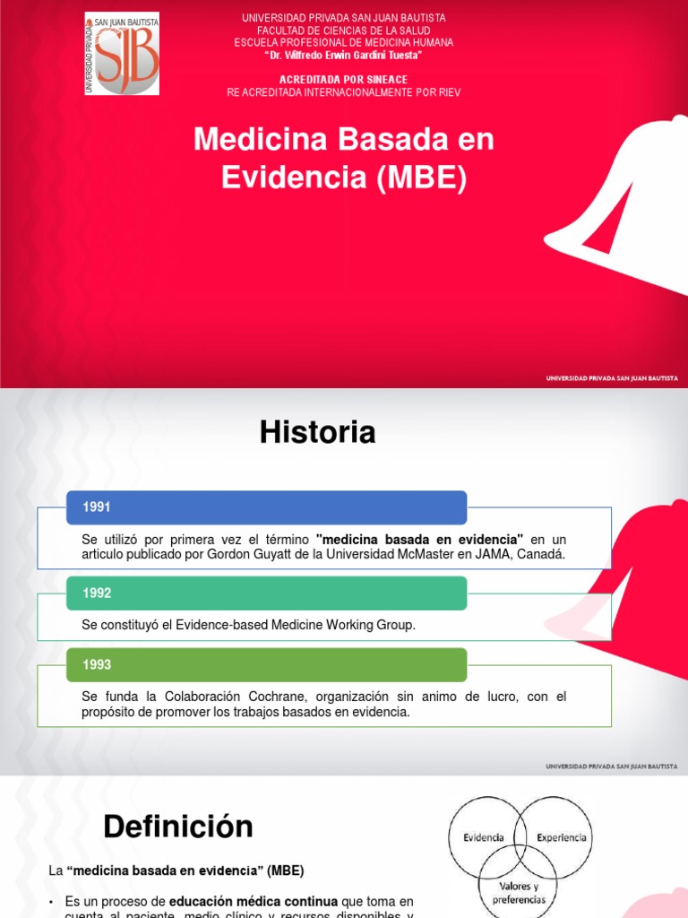 Medicina Basada en Evidencia: Guía MBE | PDF | Evidencia basada en ...