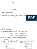 Angle Modulation Lecture III: FM Demodulation and Pre-Emphasis