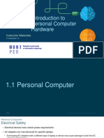 Chapter 1: Introduction To Personal Computer Hardware: Instructor Materials