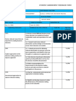 Raj Assessment Feedback Form - EDM - June21