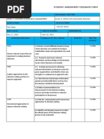 Raj Assessment Feedback Form - EDM - June21