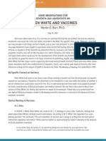 Ellen White and Vaccines: Merlin D. Burt, PH.D