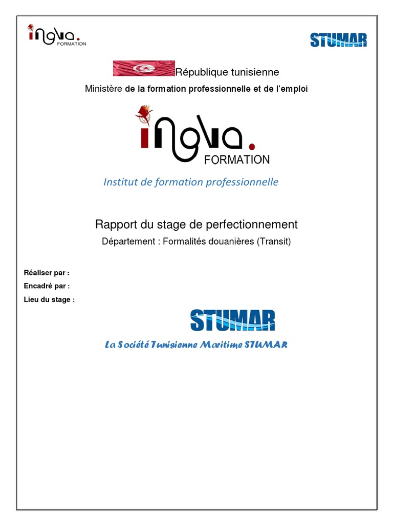 Exemple Rapport De Stage Transport Routier Rapport de Stage Transport | PDF | Facture | Transport
