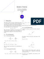 Relative Velocity