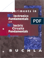 David Buchla - Experiments in Electronics Fundamentals and Electric Circuits Fundamentals_ to Accompany Floyd, Electronics Fundamentals and Electric Circuit Fundamentals (1999, Prentice Hall College Div)