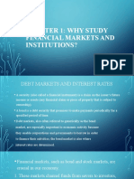 Chapter 1 Why Study Financial Markets and Institutions