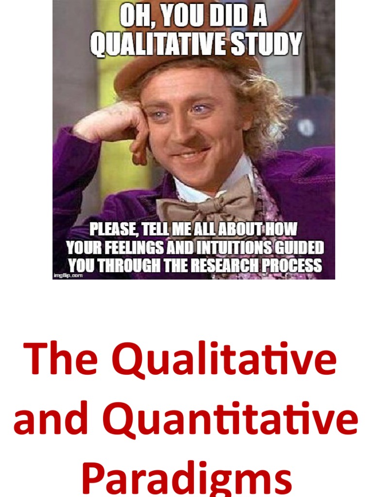 Research Paradigms Pdf Qualitative Research Quantitative Research