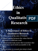 Ethics in Qualitative Research