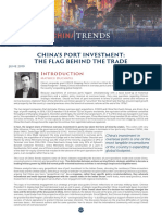 China'S Port Investment: The Flag Behind The Trade: JUNE 2019