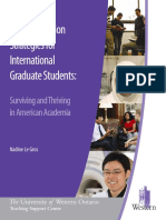 Communication Strategies For International Graduate Students
