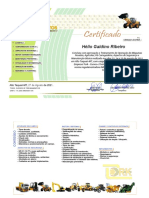 Certificado Pá Carregadeira - Hélio Galdino Ribeiro 2020