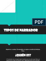 TIPOS DE NARRADORES8vo