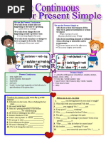 Present Continuous or Present Simple Grammar Drills 24365