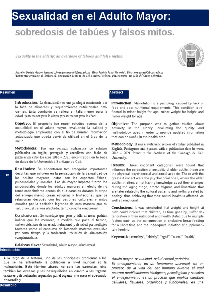 Sexualidad en La Vejez | PDF | Vejez | La sexualidad humana