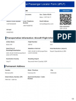 EU Digital Passenger Locator Form (DPLF)