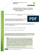 Intention and Oral Health Behavior Perspective of Islamic Traditional Boarding School Students Based On Theory of Planned Behavior