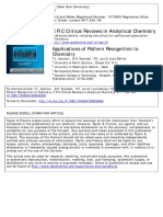 C R C Critical Reviews in Analytical Chemistry