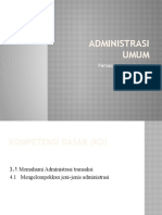 Administrasi Umum, Praktek