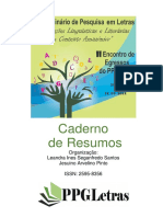 Caderno de Resumos SPEL 2021 (UNEMAT)