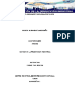 Taller de Aplicación Metodología Pert y CPM