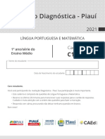 Avaliação Diagnóstica - Piauí: Caderno