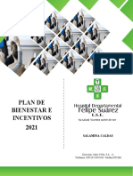 Plan de Bienestar, Incentivos y Estímulos 2021