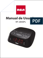 manual Reloj despertador
