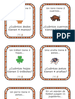 Tarjetas Retos Matematicos