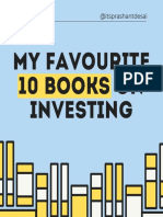 My Favourite 10 Books On Investing: Prashant Desai @itsprashantdesai