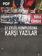 21 Eylül Komplosuna Karşı Yazılar