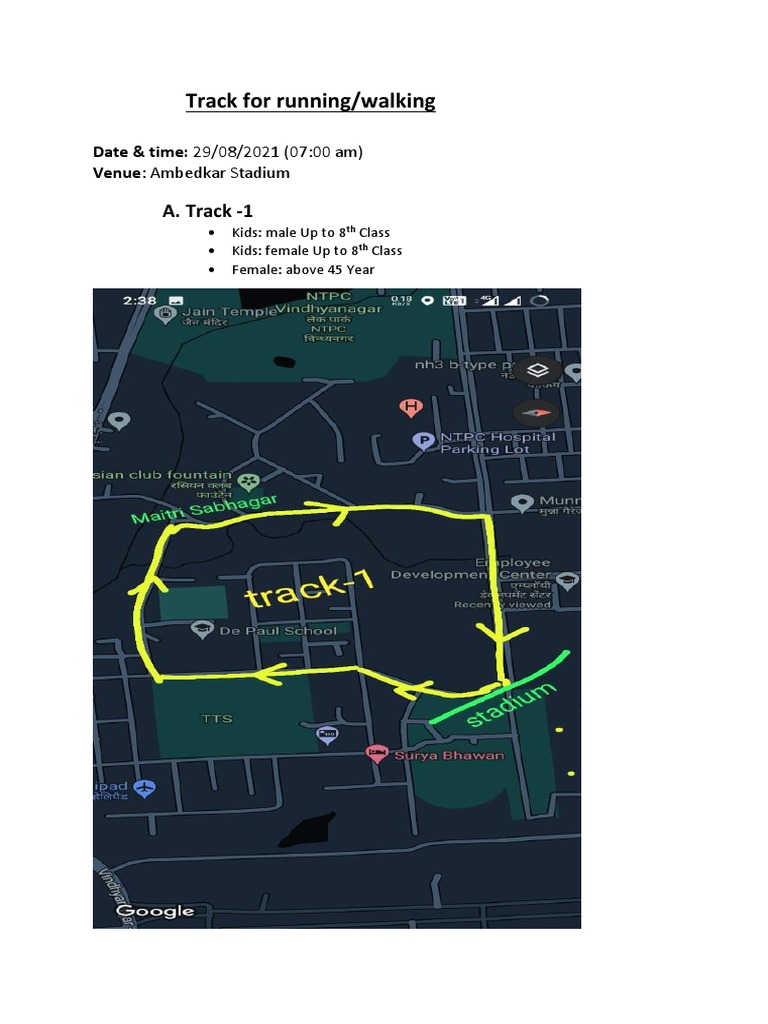 Track For Running & Walking | PDF