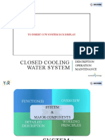 Closed Cooling Water System (Sample)