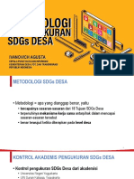 AD Metodologi dan Pengukuran SDGs Desa