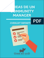 Checklist Tareas Community Manager Oink My God