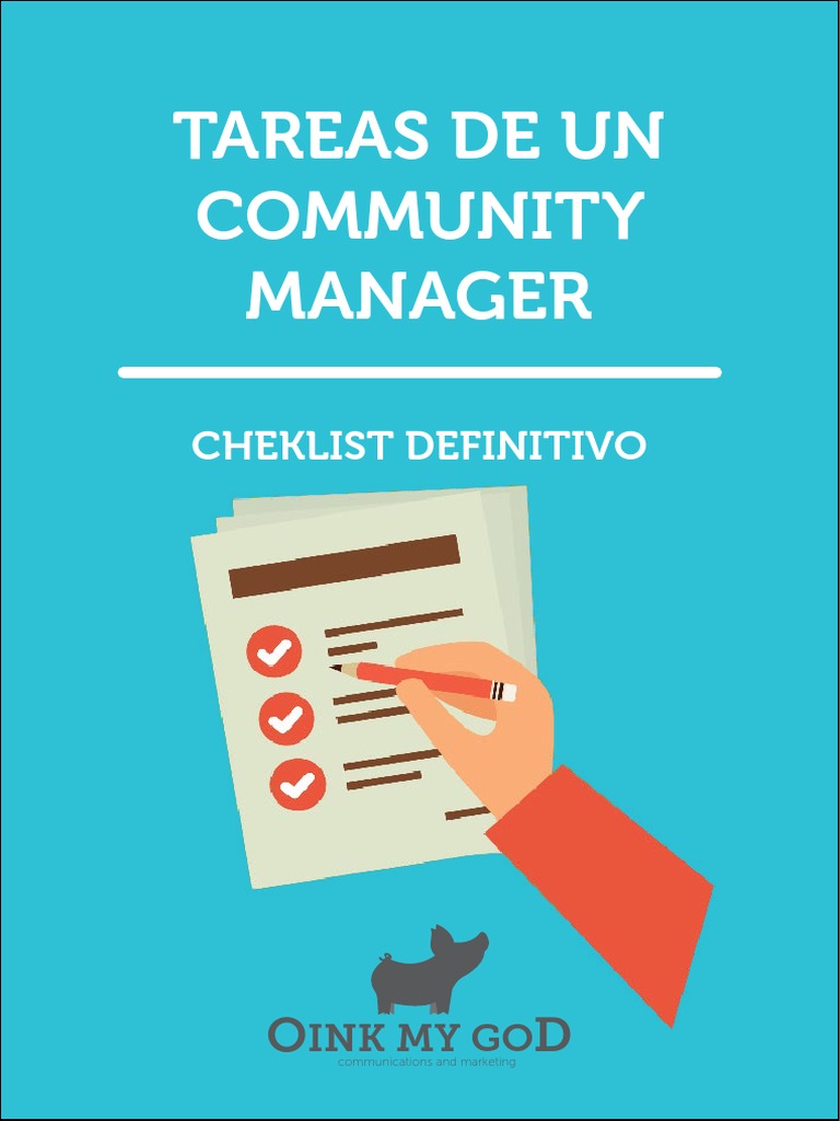 Checklist Tareas Community Manager | PDF | Blog | Internet