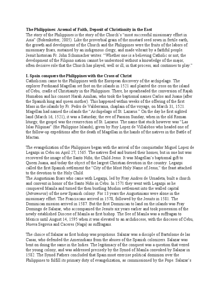 The Growth of Christianity in the Philippines: A History of Missionary ...