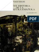 Valverde, José María - Breve historia de la literatura Española