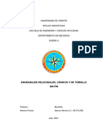 Engranajes Helicoidales, Conicos y Tornillo Sin Fin