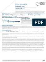 Datos Fundamentales Del Plan de Pensiones