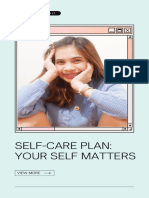 Self-Care Plan Visual