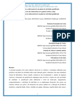 Estratégias para A Elaboração de Um Plano de Atividade Gamificado