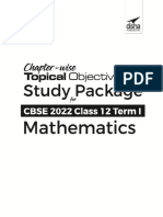 Disha Mathematics Objective Study Package For CBSE 2022 Class 12