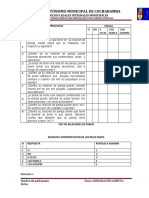 Cuestionario de Relaciones Funcionales 1