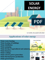 Solar Energy: By-Varshitha, Navyanjali, Charith, Abdul