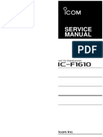 IC-F1610 Service Manual