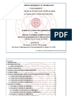 Scheme of Courses and Examination