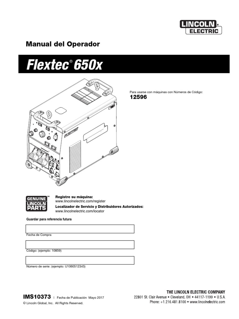 Flextec 650x PDF Soldadura Construcción