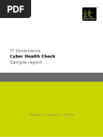 Cyber Health Check Sample Report